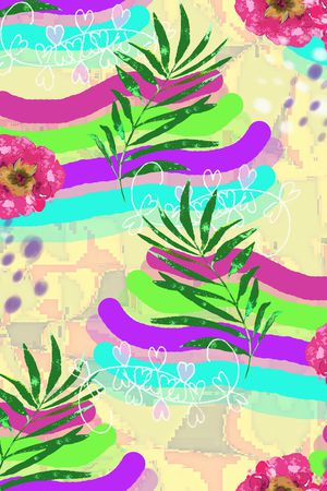 抽象印花华亿平台图片