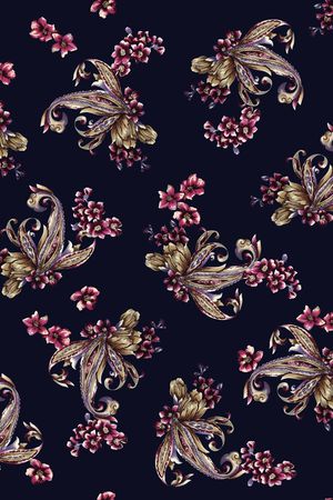 小碎花印花华亿平台图片