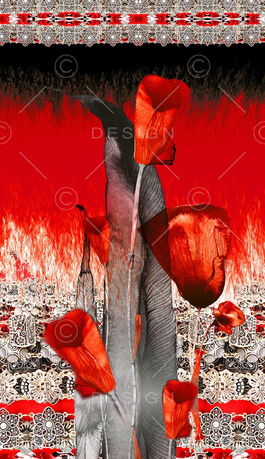 定位花印花华亿平台图片