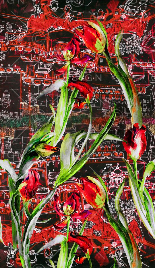 定位花印花华亿平台图片