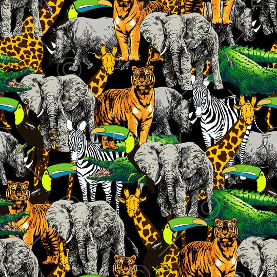 长颈鹿印花华亿平台图片