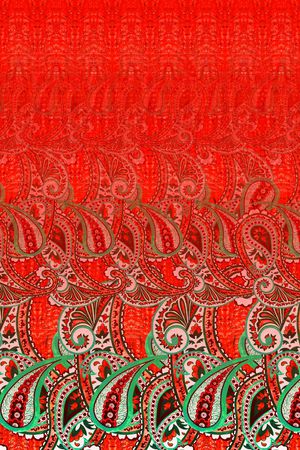 佩斯利印花华亿平台图片