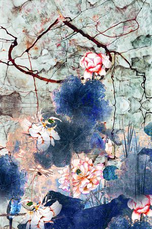 定位花印花华亿平台图片