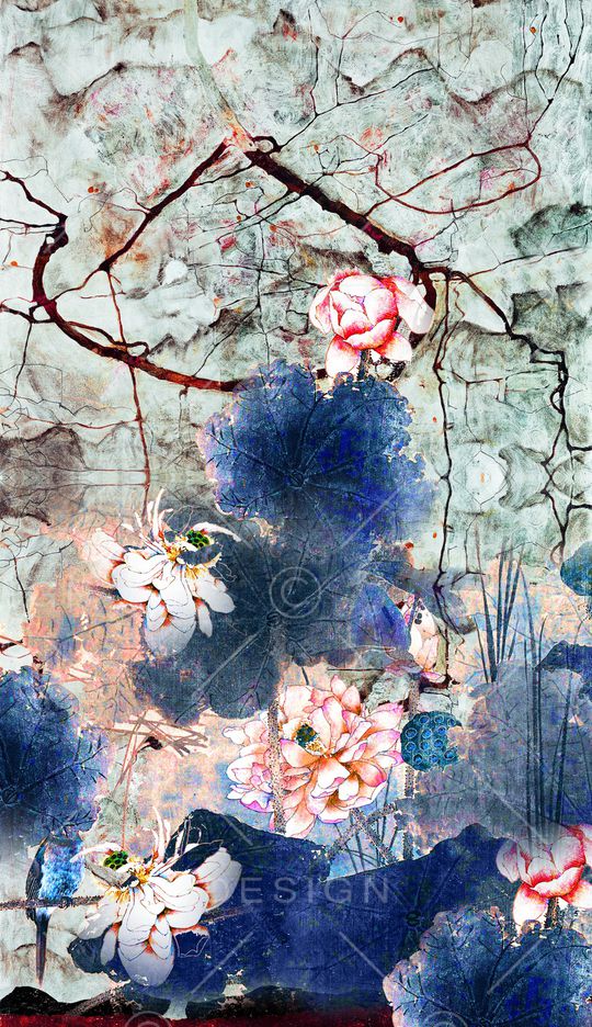 定位花印花华亿平台图片