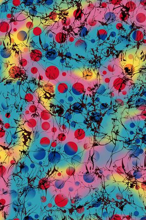 抽象印花华亿平台图片