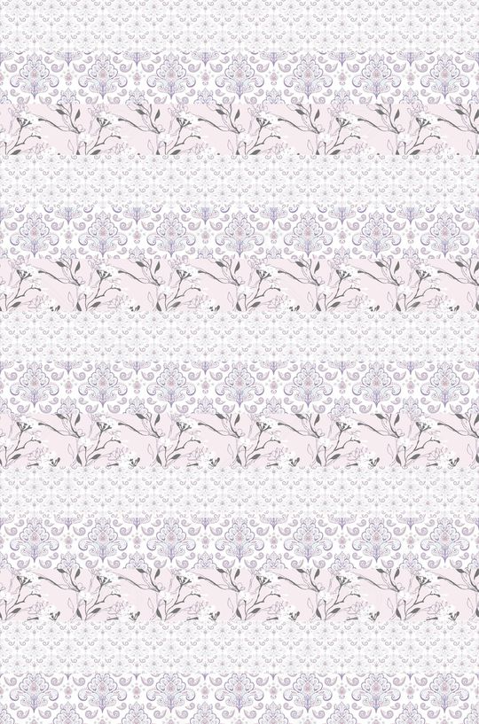 清爽底花卉印花华亿平台图片