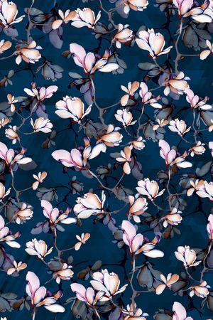 满版散花印花华亿平台图片