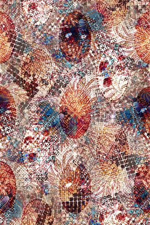 抽象印花华亿平台图片