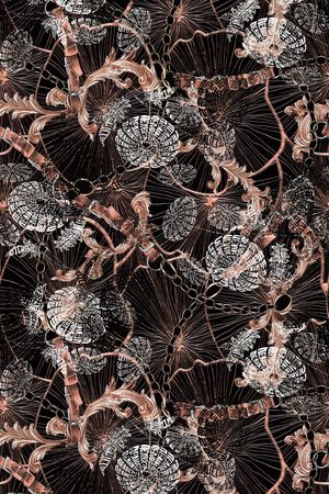 抽象印花华亿平台图片