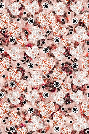 抽象印花华亿平台图片