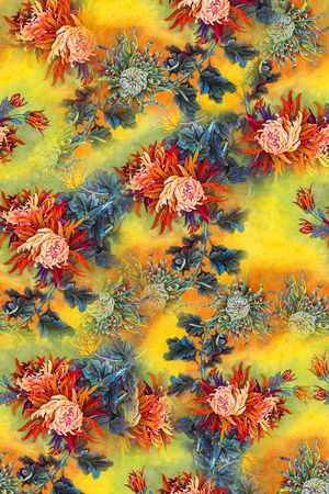 定位花印花华亿平台图片