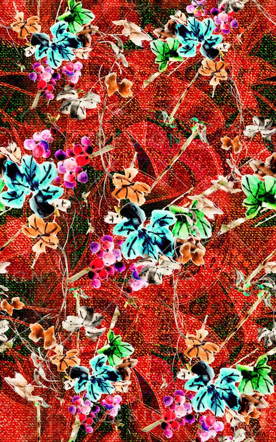 定位花印花华亿平台图片