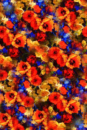 抽象印花华亿平台图片