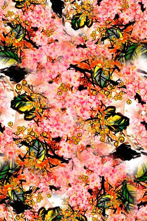 抽象印花华亿平台图片