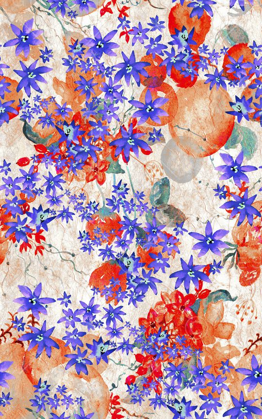 中国风印花华亿平台图片