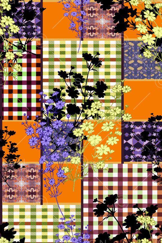 抽象印花华亿平台图片