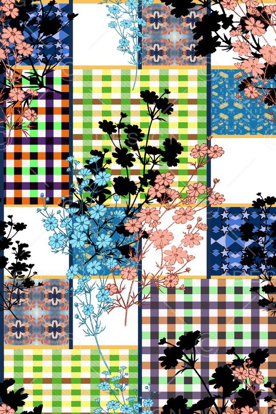 抽象印花华亿平台图片