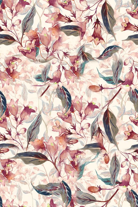 绿植树叶印花华亿平台图片