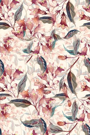 绿植树叶印花华亿平台图片