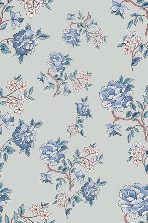 真丝印花华亿平台图片