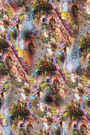 油画华亿平台印花华亿平台图片