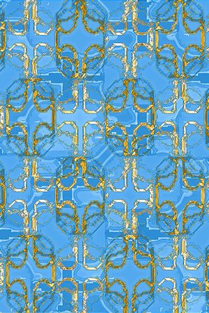 线条画印花华亿平台图片