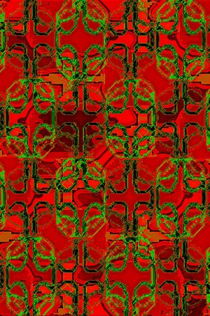 线条画印花华亿平台图片