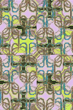 线条画印花华亿平台图片