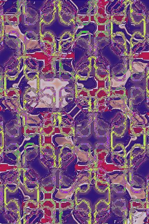 线条画印花华亿平台图片