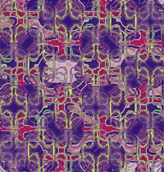 线条画印花华亿平台图片