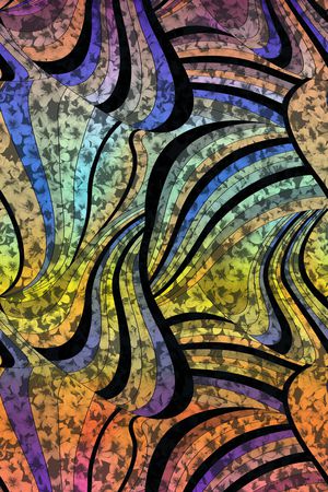 抽象印花华亿平台图片