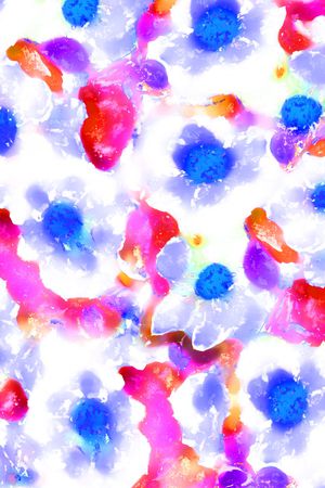 彩底花卉印花华亿平台图片