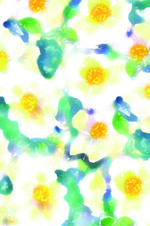 彩底花卉印花华亿平台图片