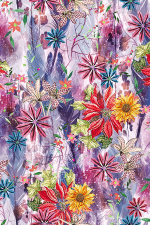 抽象印花华亿平台图片