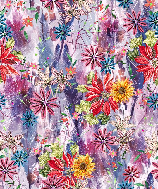 抽象印花华亿平台图片