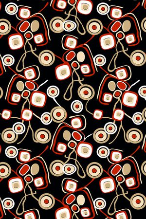 抽象印花华亿平台图片