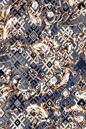 抽象印花华亿平台图片