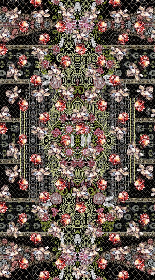 抽象印花华亿平台图片