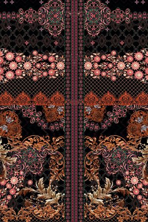 抽象印花华亿平台图片