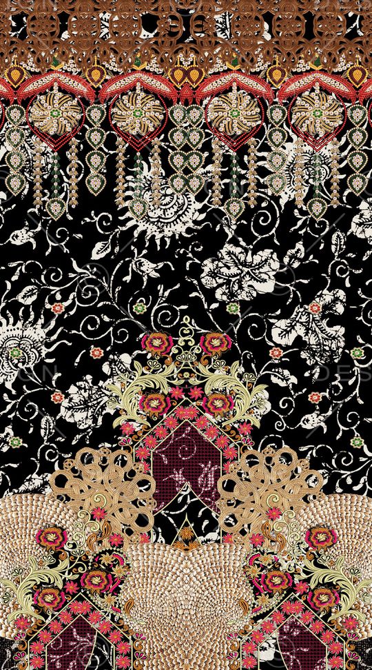 抽象印花华亿平台图片