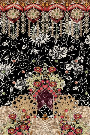 抽象印花华亿平台图片