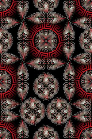 几何花卉印花华亿平台图片