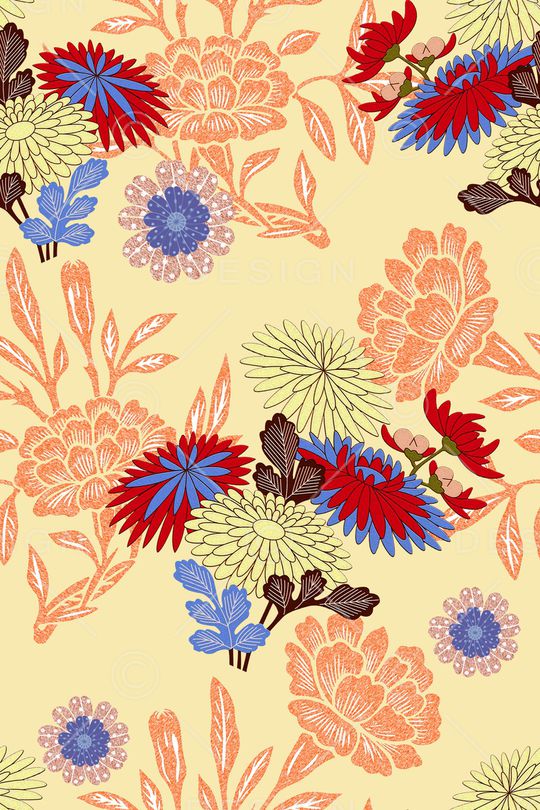 抽象印花华亿平台图片