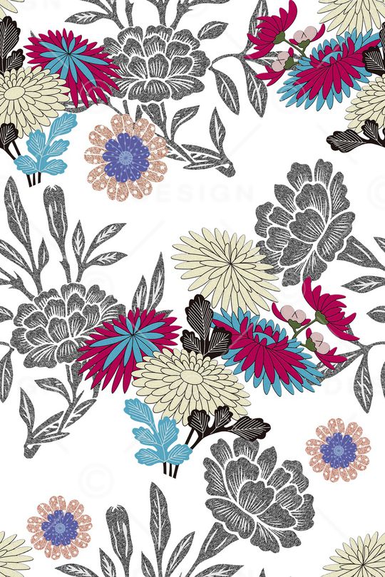 抽象印花华亿平台图片