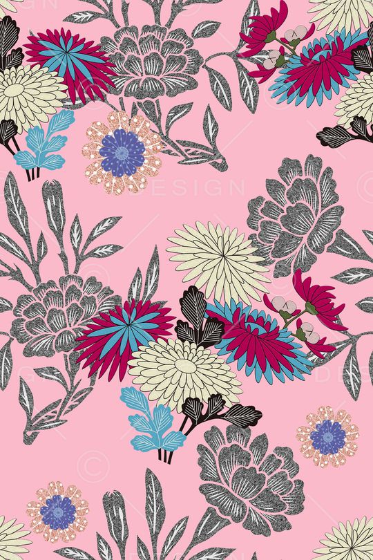 抽象印花华亿平台图片