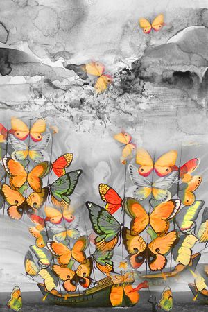 定位花印花华亿平台图片