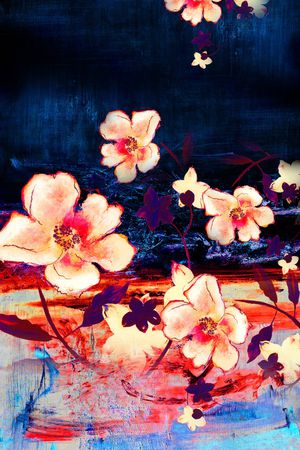 定位花印花华亿平台图片