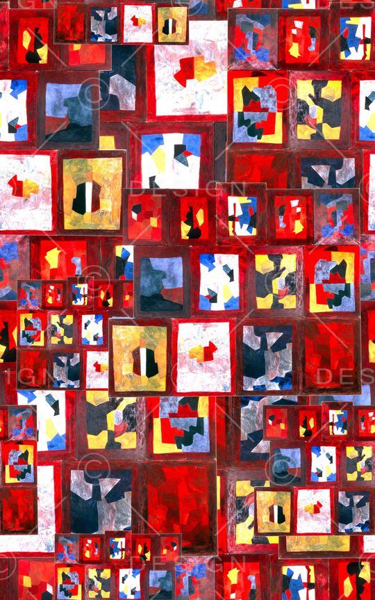 抽象印花华亿平台图片