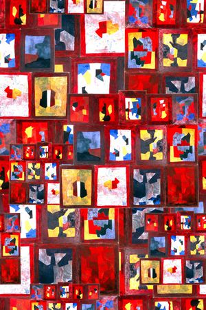 抽象印花华亿平台图片