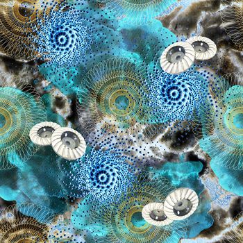 1151067-大理石底纹水彩渲染小巧零件-1